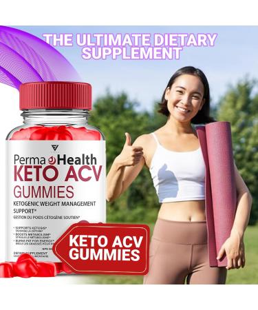 (2 Pack) Perma Health Gummies PermaHealth Keto ACV Gummies Perma Health Apple Cider Vinegar Weight Management Support Supplement Perma Health Canada Max Strength Health Gummy Formula (120 Gummies) - Buy Online on GoSupps.com