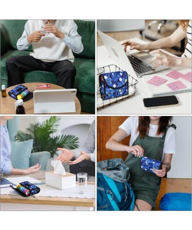 Weekly Travel Pill Organizer Case - 7-Day AM PM Medication Reminder with Neoprene Carrying Case - 4 Times a Day Compartments for Easy International Use - Buy Online on GoSupps.com