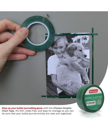 XFasten Green Thin White Board Tape | Pinstripe Tape for Automobiles and Motorcycles | Dry Erase Tape for Charts, Grids, and Tables | Indoor and Outdoor Art Divider Tape - Buy Online on GoSupps.com