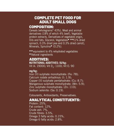 Bakers Small Dog Dry Dog Food Beef & Veg 10kg - Buy Online on GoSupps.com