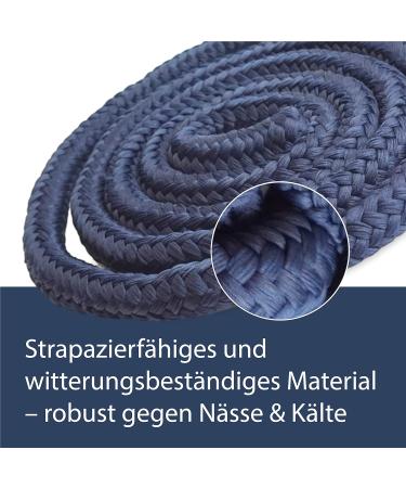 Shop Stylish Dark Blue Leading Knit with Panic Hooks for Horses - Durable Lead Leash & Tie Rope for Ponies Donkeys & Goats - Buy Online on GoSupps.com