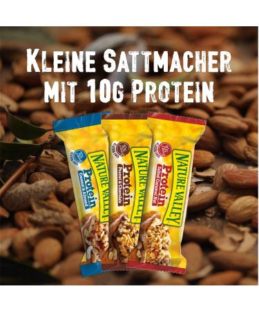 Nature Valley Protein Salted Caramel Nut 12-Pack | High-Protein Snack Bars - Ideal for Energy on the Go - Buy Online on GoSupps.com