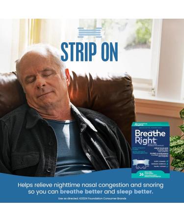 Breathe Right Extra Clear Nightly Sleep Clear 26 Count (Pack of 1) - Buy Online on GoSupps.com