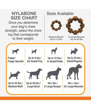 Nylabone Power Chew Textured Ring Dog Chew Toy - X-Large/Souper - Made in USA - Bold Flavor - Aggressive Chewers - Ring Flavor Medley - 1 Count - Buy Online on GoSupps.com