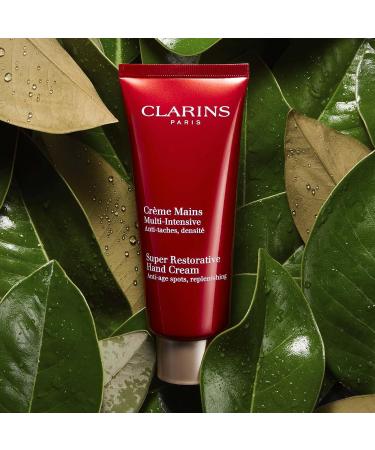 Clarins Super Restorative Hand Cream | Anti-Aging, Dark Spot & Wrinkle Treatment | Youthful Hands with Shea & Mango Butter - Buy Online on GoSupps.com