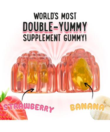 OH MY CHEWY D3K2 Gummies Variety Pack 3 Bottles (60 Each) Strawberry Banana Apple Kiwi & Peach Mango - Buy Online on GoSupps.com