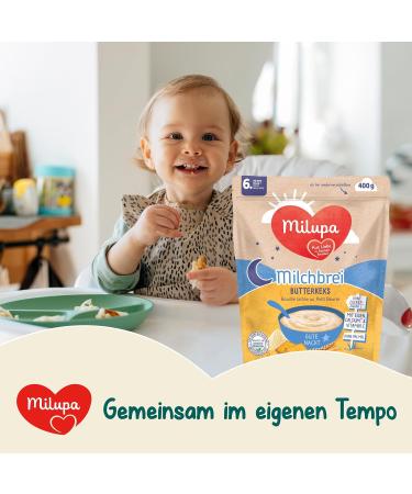 Milupa Milk Porridge Butter Biscuit Nutritious Baby Porridge for 6 Months & Up | International Shipping Available - Buy Online on GoSupps.com
