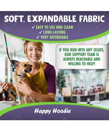 Happy Hoodie for Dogs & Cats - 2 Pack - Grooming & Force Drying Miracle Tool - Anxiety Relief & Calming - Purple - Buy Online on GoSupps.com