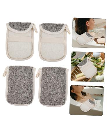 FRCOLOR 4pcs Black Linen Soap Bags - Foaming Net for Face Washing & Exfoliating | Travel Soap Saver & Organizer | Durable Mesh Storage Solution - Buy Online on GoSupps.com
