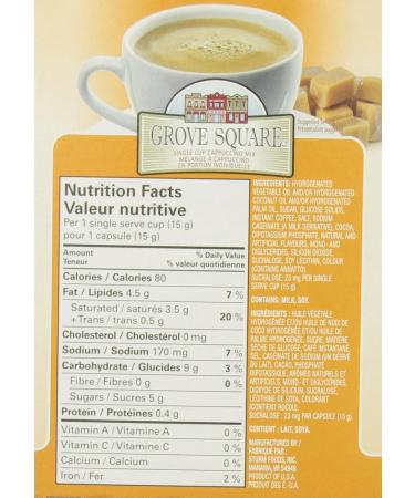 Grove Square Caramel Cappuccino 96-Count Brown 1 count (Pack of 96) - Buy Online on GoSupps.com