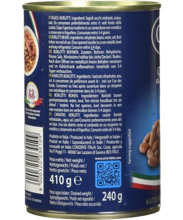 Cirio Borlotti Beans 400 g - Buy Online on GoSupps.com