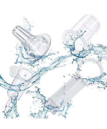 2-Piece Baby Oral Feed Spray & Liquid Feeder with Pacifier Head - Perfect for Newborns & Small Children (White & Blue) - International Shipping - Buy Online on GoSupps.com
