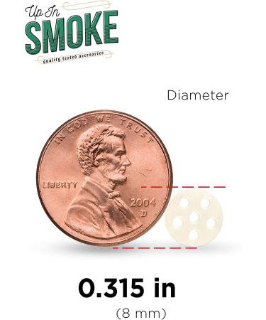 Ceram 0.315 (8mm) Small Screens - Pack of 25 - High-Quality Ceramic Screens - Buy Online on GoSupps.com