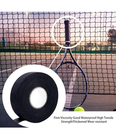 Buy Mhymx 2 Rollers Rack Tape - 50m Thug Tape for Ice Hockey & Tennis | Self-Adhesive Slide-Resistant Grip Strap (Black) - International Shipping Available - Buy Online on GoSupps.com
