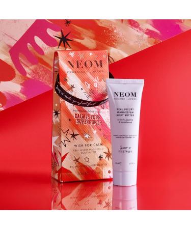 NEOM Wish For Calm Gift Set | Real Luxury Magnesium Body Butter 30ml | Lavender, Jasmine & Sandalwood | Perfect Christmas Stocking Filler - Buy Online on GoSupps.com