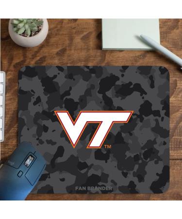 Fan Brander NCAA Mousepad for Home, Office, and Gaming with Urban Camo Design Virginia Tech Hokies