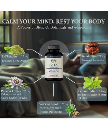 LeVITA8 Premium Reishi Mushroom Sleep Gummies - 100% Natural BlackBerry Flavor - Promotes Calm & Mood Balance for Deep Sleep - 1 Month Supply for Natural Sleep Aid Melatonin-Free - Buy Online on GoSupps.com