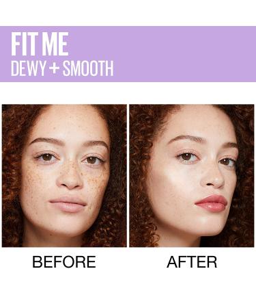 Maybelline Fit Me Dewy + Smooth Foundation - Fair Ivory - 1 Fl. Oz | Flawless Finish Makeup - Buy Online on GoSupps.com