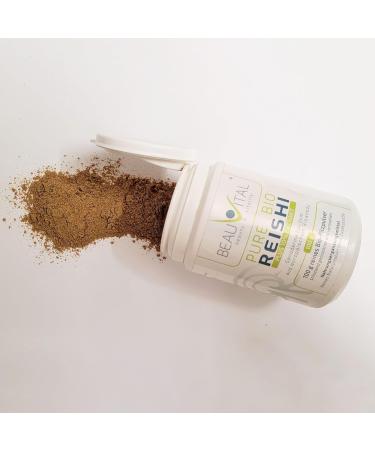 Pure Bio Reishi 100g Ling-Zhi Medicinal Mushroom Powder from EU Organic Farming Vegan No Artificial Additives - Buy Online on GoSupps.com