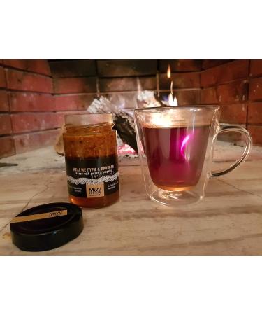 Pure Greek Honey with Pollen and Propolis | 500g (2 x 250g) | The Antioxidant Superfood | Unpasteurized unheated unprocessed | Loaded with Important Nutrients - Buy Online on GoSupps.com