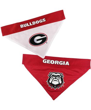 Georgia Bulldogs Reversible Bandana | Pets First Collegiate Pet Accessories | Large/X-Large - Buy Online on GoSupps.com