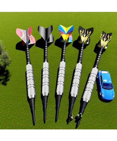 CyeeLife Soft Tip Darts Set 18/22g - Professional Plastic Darts for Electronic Dartboard | 15/18 Packs with Extra Points, Tool, Aluminium Shafts, and Flights - Buy Online on GoSupps.com