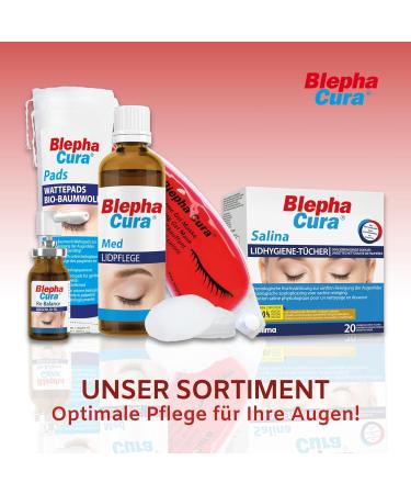 Buy Blephacura Salina 20x Sterile Eye Cleaning Towels | 100% Viscose Eyelid Hygiene Pads for Optimal Eye Care - Buy Online on GoSupps.com