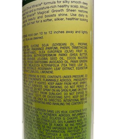 African Pride Olive Miracle Growth Sheen Spray 8 Ounce - Buy Online on GoSupps.com