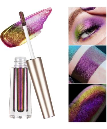 Multichrome Liquid Glitter Eyeshadow | Chameleon Eyeshadow Makeup MultiChrome Eyeshadow Glitter for Girls 102 - Buy Online on GoSupps.com