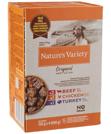 NATURE'S VARIETY Canine Adult Pate Mini MULTIPAK 4 x 150 g NDR