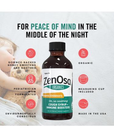 Organic Children's Cough Medicine | Natural Cough Syrup with Immune Boosters | Honey Berry Flavor | Ages 1+ | 4 FL OZ - Buy Online on GoSupps.com