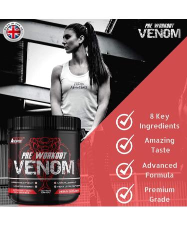 Freak Athletics Cotton Candy Pre Workout Venom - Elite Pre Workout Supplement Made in the UK - Buy Online on GoSupps.com