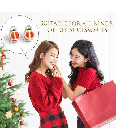 60 Piece Round Flat Back Clip-On Earring Findings in 3 Colors with Pads for DIY Jewelry Making - Buy Online on GoSupps.com