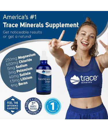 Trace Minerals Research ConcenTrace Drops | 4 fl oz - Essential Mineral Supplement - Buy Online on GoSupps.com