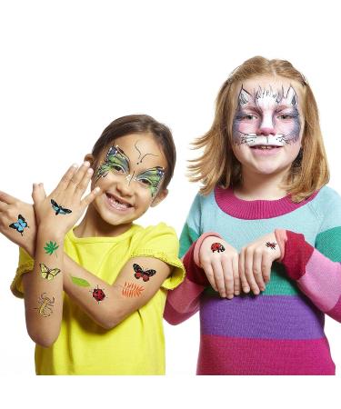 Insect and Reptile Temporary Tattoos - 288 Pieces for Kids' Bug Party - Bees, Spiders, Beetles, Butterflies - Party Favor and Birthday Supplies - Buy Online on GoSupps.com
