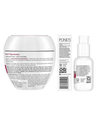 Pond's Anti-Aging Skin Care Regimen Pack with Vitamin B3 and Retinol Complex - 3pc Set for Visibly Reduced Wrinkles and Aging Signs - Buy Online on GoSupps.com