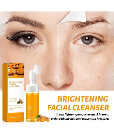4PCS Turmeric Wash and Cleaning Care Three Piece Kit Turmeric Trio: Facial Wash Turmeric Soap Bar & Turmeric Cleansing Exfoliating Pads Face & Body Cleansing Skincare Set - Buy Online on GoSupps.com