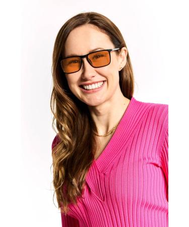 Buy Classic Orange Blue Light Filter Glasses | Night Style Computer Glasses for Eye Protection - Buy Online on GoSupps.com