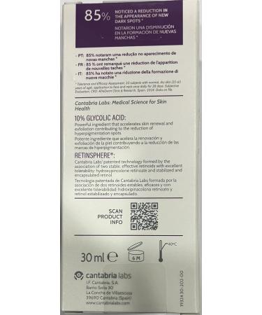  Cantabria Labs Neoretin Discrom Control Concentrate Serum 30 ml for all skin types nighttime anti-dark spot and brightening treatment - Buy Online on GoSupps.com