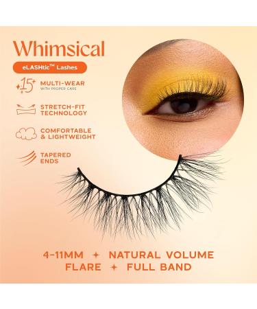 eLASHtic Natural Wispy Full Band Strip Lashes | Flared & Volume Fake Eyelashes | Elastic Lash Band for Comfort | International Shipping Available - Buy Online on GoSupps.com