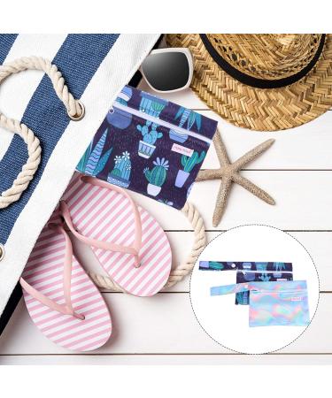 4 Pieces Sanitary Pad Storage Pocket - Portable Women's Hygiene Bag & Tampon Case - 18x13.5cm - Ideal for Travel - Buy Online on GoSupps.com