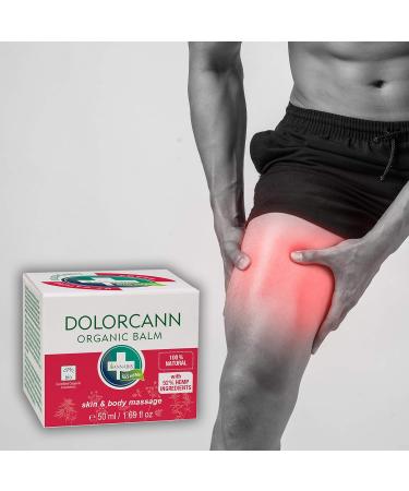 Dolorcann Hemp Ointment for Joints Tendons & Muscles - 50ml | Best Pain Relief Massage Balm | International Shipping - Buy Online on GoSupps.com