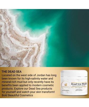 Dead Sea Mud Mask for Face & Body - Natural Acne & Blackhead Treatment - Moisturizing Skincare for Men & Women - 7.05 oz - Made in Jordan - Buy Online on GoSupps.com