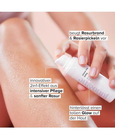 Juno & ME Body Shaving Oil | Vegan 2-in-1 Razor Oil for Smooth Shave | Aloe Vera & Almond Oil | Prevents Razor Burn & Pimples - 30ml - Buy Online on GoSupps.com