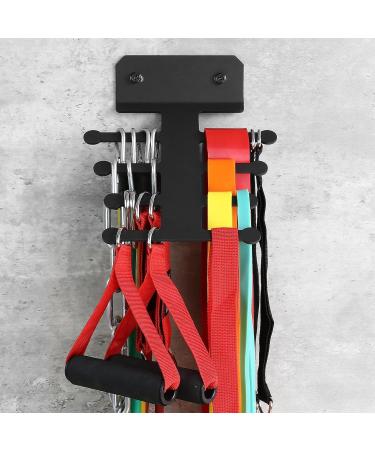 Shakven Resistance Rack Band Storage Hanger - Storage Rack For Home Gym - Multi-Purpose Storage Rack Home Gym Storage Fishbone Design For Foam Rollers Chains Weight Belts Tools - Buy Online on GoSupps.com