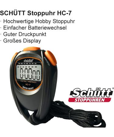 Sch tt HC-7 Digital Stopwatch | Large Display | Perfect for Sports Leisure & Kids | Ideal for Water Festivals - Buy Online on GoSupps.com