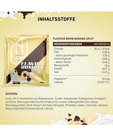 NeoSupps Flavor Bomb Taste Powder 15g | Delicious Low-Calorie Flavor for Diet & Baking | Elevate Your Food with Banana Split Flavor - Buy Online on GoSupps.com