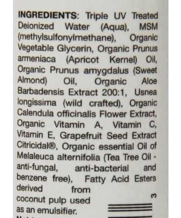 Buy UltraPure MSM Lotion - All Natural Hypoallergenic Extra Healing Body Lotion - 8 Fl Oz (Pack of 1) for Nourished Skin - Buy Online on GoSupps.com