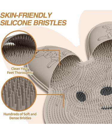 Tapis exfoliant pour pieds | Exfoliant pour pieds pour douche sol Nettoyeur antid rapant avec ventouses et r pe anti-callosit s Massage pour femmes hommes salle de bain baignoire sol - Buy Online on GoSupps.com