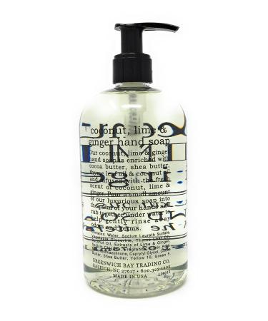 Greenwich Bay Coconut Lime & Ginger Hand Soap - 16 oz - Kitchen Soap - Luxurious Formula - Buy Online on GoSupps.com